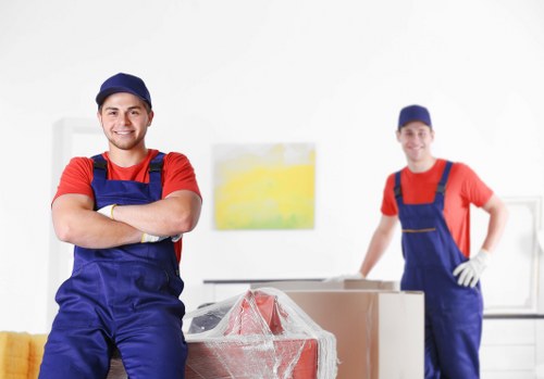 Man and van service helping with residential moving in Holland Park