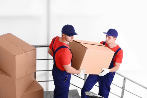 House removalists preparing a home move in Holland Park