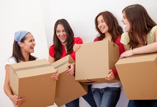 Secure storage support for household items in Holland Park
