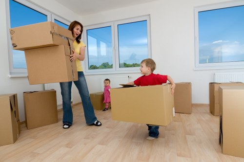 Commercial relocation logistics for offices near Holland Park