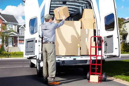Packing and furniture handling during an office move in Holland Park